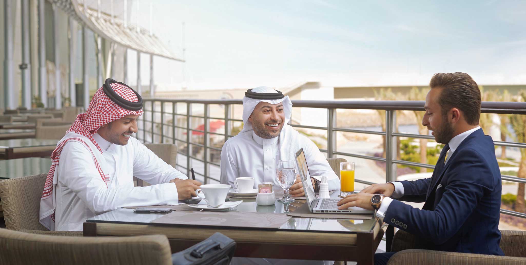 Corporate team representing Bupa Arabia business health insurance solutions